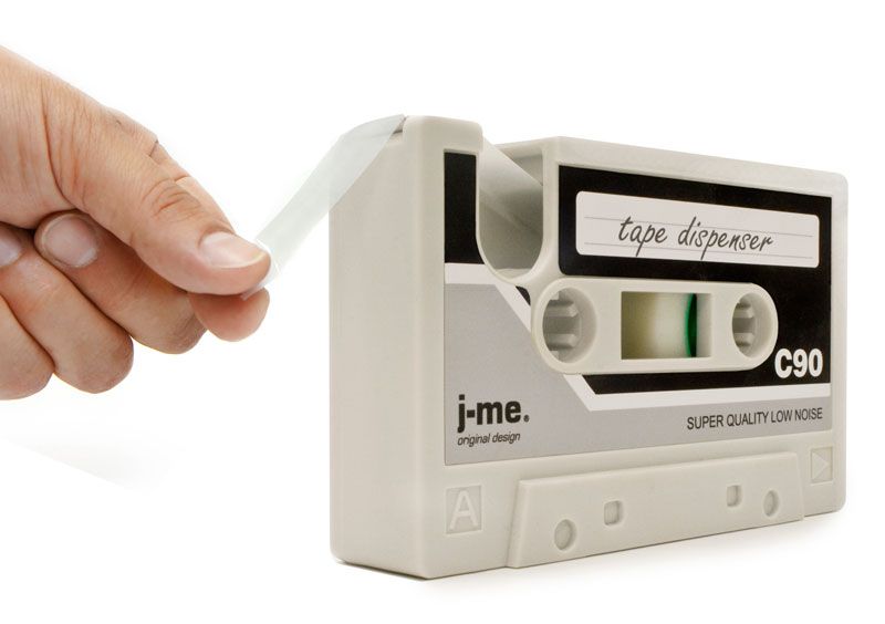 Cassette tape dispenser
