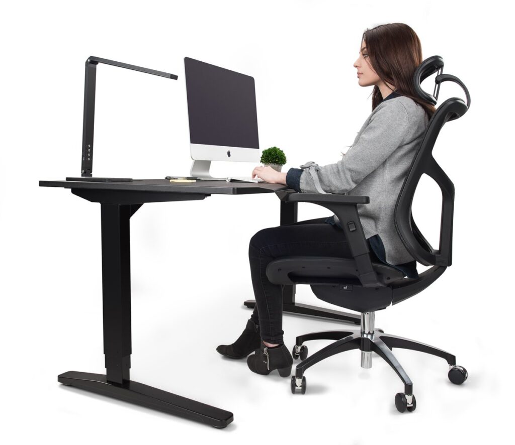 Efficient desk setup